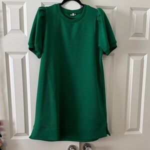 JODIFL Green Textured Dress